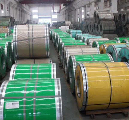 Hot Rolled SS300 SS400 Stainless Steel Coils BA 2B 3mm To 2000mm